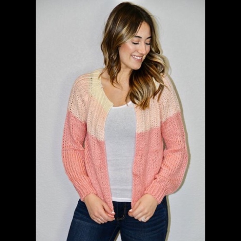 Blush & Ivory Cardigan